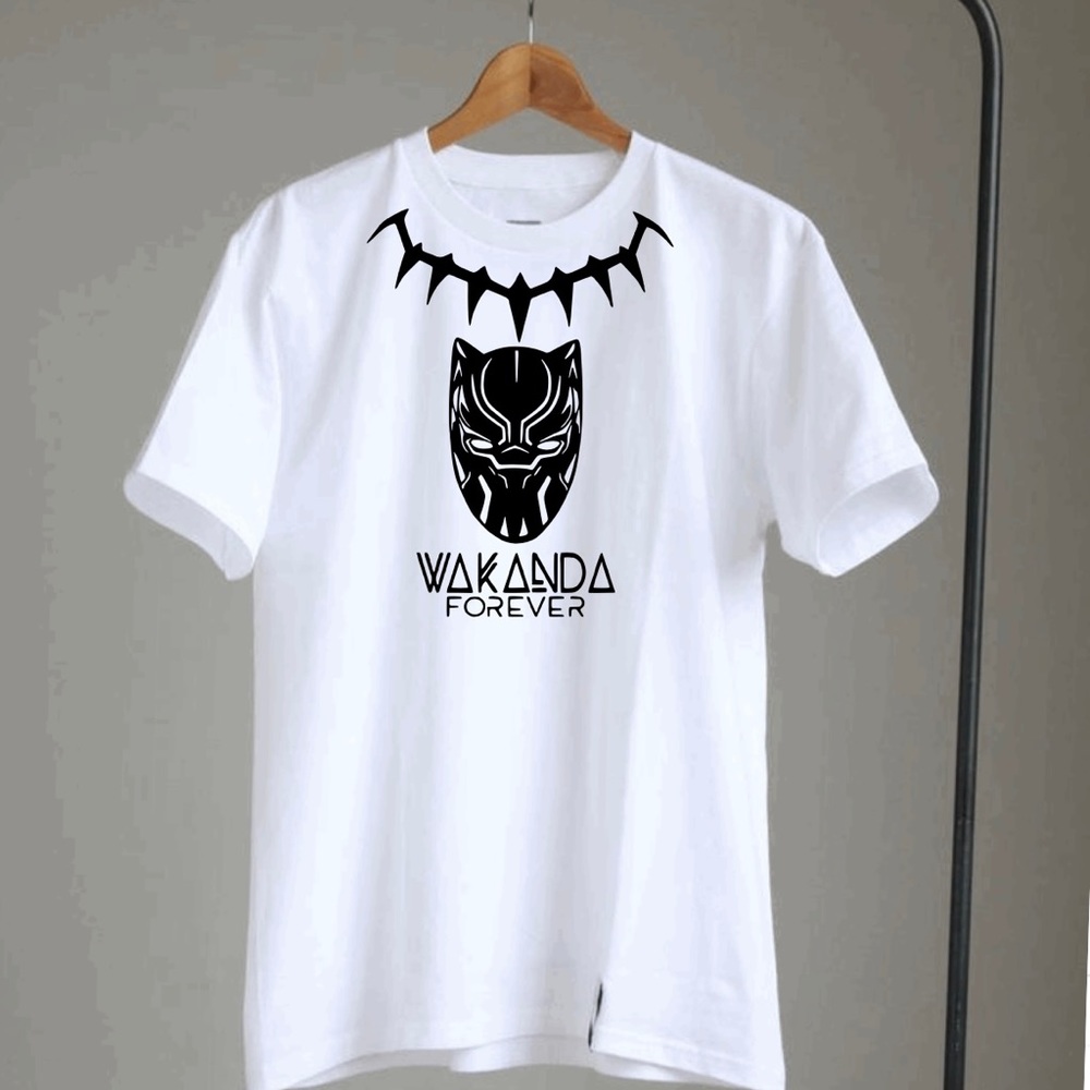 Wakanda forever black panther t-shirt unisex